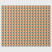 Papier Cadeau Motif de mode tribal ikat moderne (Plat)