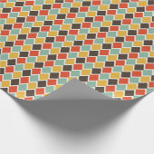 Papier Cadeau Motif de mode tribal ikat moderne (Coin)