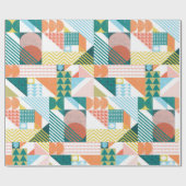 Papier Cadeau Motif de monde de forme (Plat)