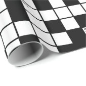 Papier Cadeau Motif de mot de passe (Coin rond)