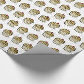 Papier Cadeau Motif de muffins Mini Cute (Coin)