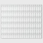 Papier Cadeau motif de musique de guitare (Plat)