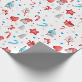 Papier Cadeau Motif de nains, Cadeaux, Bonbons (Coin)