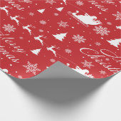 Papier Cadeau Motif de Noël (Coin)