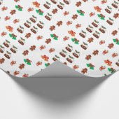 Papier Cadeau Motif de Noël (Coin)