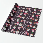 Papier Cadeau Motif de Noël (Déroulé)