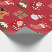 Papier Cadeau Motif de Noël (Coin)