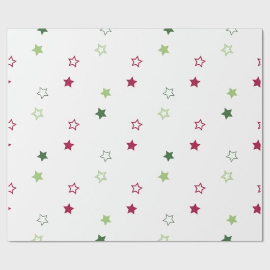 Papier Cadeau Motif de Noël (Plat)