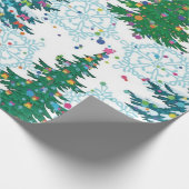 Papier Cadeau Motif de Noël (Coin)