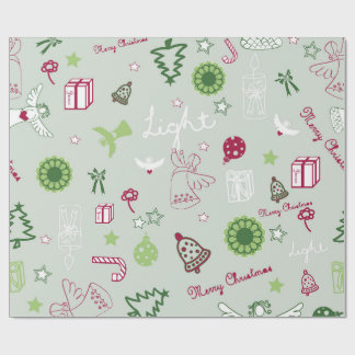 Papier Cadeau Motif de Noël
