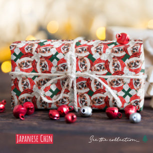 Papier Cadeau Motif de Noël amusant de Chin japonais