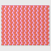 Papier Cadeau Motif de Noël blanc rose (Plat)