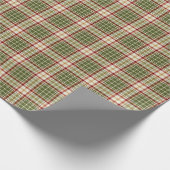 Papier Cadeau Motif de Noël boisé (Coin)