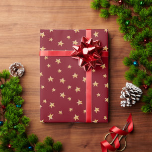 Papier Cadeau Motif de Noël Classique