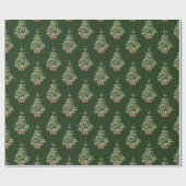 Papier Cadeau Motif de Noël Classique (Plat)