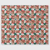 Papier Cadeau Motif de Noël de Cocker Anglais Drôle (Plat)