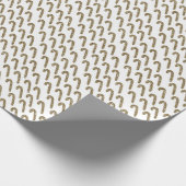 Papier Cadeau Motif De Noël De Lollipops. Or en blanc (Coin)