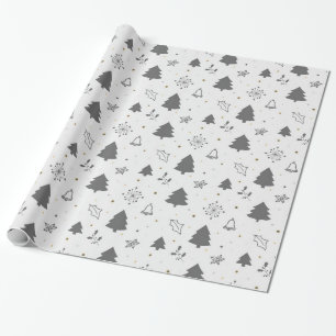 Papier Cadeau Motif de Noël de luxe