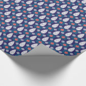 Papier Cadeau Motif de Noël de style scandinave (Coin)