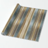 Papier Cadeau Motif de Noël Earth Tones #27 ID1009 (Déroulé)