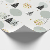 Papier Cadeau Motif de Noël fait main mignonne (Coin)