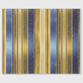 Papier Cadeau Motif de Noël Gold bleu#27 ID1009 (Plat)
