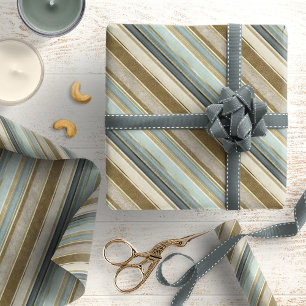 Papier Cadeau Motif de Noël Or Terres #28 ID1009