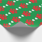 Papier Cadeau Motif de Noël Paw (Coin)