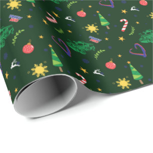 Papier Cadeau Motif de Noël philippin Pinoy Ako