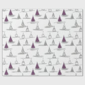 Papier Cadeau Motif de Noël pourpre n° 5 ID1009 (Plat)