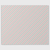 Papier Cadeau Motif de Noël rouge, vert et rose (Plat)