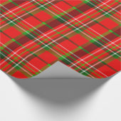 Papier Cadeau Motif de Noël Tartan (Coin)