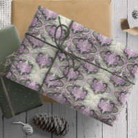 Motif de Noël vert violet #30 ID1009