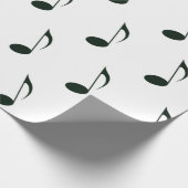 Papier Cadeau Motif de note de musique (Coin)