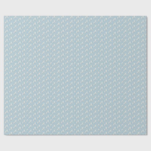 Papier Cadeau Motif de nuage (Plat)
