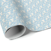 Papier Cadeau Motif de nuage (Coin rond)