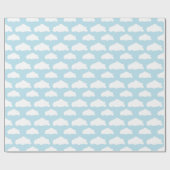 Papier Cadeau Motif de nuages lunaires (Plat)