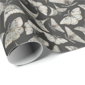 Papier Cadeau Motif de nuit éffrayant (Coin rond)