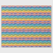 Papier Cadeau Motif de onduleurs multicolores 2 (Plat)