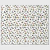 Papier Cadeau Motif de Panda (Plat)