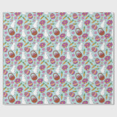Papier Cadeau Motif de Pâques mignon (Plat)