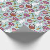 Papier Cadeau Motif de Pâques mignon (Coin)