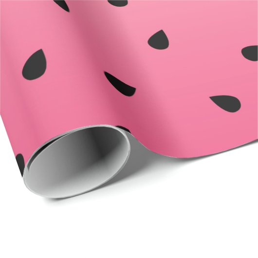 Papier Cadeau Motif de pastèque (Coin rond)