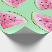 Papier Cadeau Motif de pastèque en Aquarelle Wa (Coin)