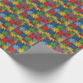 Papier Cadeau Motif de patchwork à pinwheel (Coin)