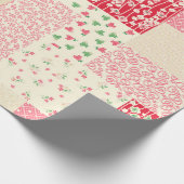 Papier Cadeau motif de patchwork abstrait dessiné à la main sans (Coin)