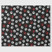 Papier Cadeau Motif De Pâtes, Patrouilles Blanches, Patrouilles (Plat)