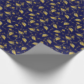 Papier Cadeau Motif de Peacock Sari (Coin)