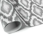 Papier Cadeau Motif de peau de serpent Python (Coin rond)