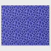 Papier Cadeau Motif de peau Poster de animal Lavender Blue Leopa (Plat)